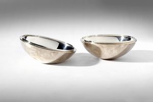 MANIFATTURA ITALIANA : Coppia di contenitori  - Asta Asta 374 | DESIGN E ARTI DECORATIVE DEL NOVECENTO Virtuale - Associazione Nazionale - Case d'Asta italiane