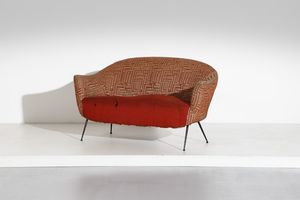 FRATELLI MINOTTI : Divano  - Asta Asta 374 | DESIGN E ARTI DECORATIVE DEL NOVECENTO Virtuale - Associazione Nazionale - Case d'Asta italiane