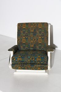 MANIFATTURA ITALIANA : Coppia di poltrone  - Asta Asta 374 | DESIGN E ARTI DECORATIVE DEL NOVECENTO Virtuale - Associazione Nazionale - Case d'Asta italiane