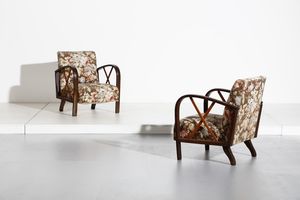 MANIFATTURA ITALIANA - Coppia di poltrone