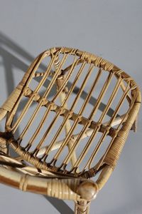 MANIFATTURA ITALIANA : Tre sedie e un tavolino  - Asta Asta 374 | DESIGN E ARTI DECORATIVE DEL NOVECENTO Virtuale - Associazione Nazionale - Case d'Asta italiane