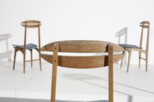 MANIFATTURA ITALIANA : Sei sedie  - Asta Asta 374 | DESIGN E ARTI DECORATIVE DEL NOVECENTO Virtuale - Associazione Nazionale - Case d'Asta italiane