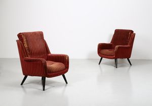MANIFATTURA ITALIANA - Coppia di poltrone