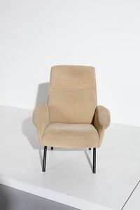 ROSSI DI ALBIZZATE GIUSEPPE (1909 - 2003) : attribuito. Coppia di poltrone  - Asta Asta 374 | DESIGN E ARTI DECORATIVE DEL NOVECENTO Virtuale - Associazione Nazionale - Case d'Asta italiane