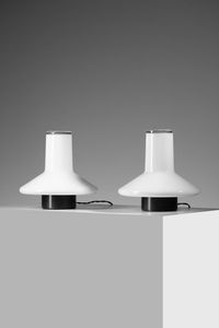 PAMIO ROBERTO (1937 - 2021) - Coppia di lampade da tavolo per Vistosi