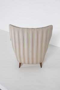 BEGA MELCHIORRE (1898 - 1976) : attribuito. Coppia di poltrone  - Asta Asta 374 | DESIGN E ARTI DECORATIVE DEL NOVECENTO Virtuale - Associazione Nazionale - Case d'Asta italiane