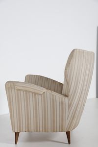 BEGA MELCHIORRE (1898 - 1976) : attribuito. Coppia di poltrone  - Asta Asta 374 | DESIGN E ARTI DECORATIVE DEL NOVECENTO Virtuale - Associazione Nazionale - Case d'Asta italiane