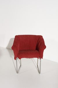 CASSINA : attribuito. Otto poltroncine  - Asta Asta 374 | DESIGN E ARTI DECORATIVE DEL NOVECENTO Virtuale - Associazione Nazionale - Case d'Asta italiane
