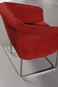 CASSINA : attribuito. Otto poltroncine  - Asta Asta 374 | DESIGN E ARTI DECORATIVE DEL NOVECENTO Virtuale - Associazione Nazionale - Case d'Asta italiane