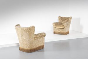 MANIFATTURA ITALIANA - Coppia di poltrone