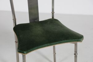 REGA ROMEO (1925 - 1984) : attribuito. Sei sedie  - Asta Asta 374 | DESIGN E ARTI DECORATIVE DEL NOVECENTO Virtuale - Associazione Nazionale - Case d'Asta italiane