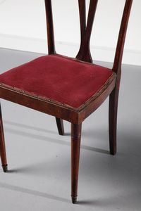 MANIFATTURA ITALIANA : Coppia di sedie  - Asta Asta 374 | DESIGN E ARTI DECORATIVE DEL NOVECENTO Virtuale - Associazione Nazionale - Case d'Asta italiane