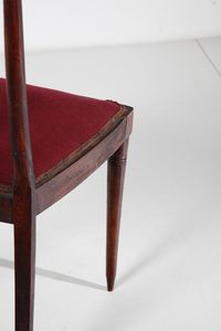 MANIFATTURA ITALIANA : Coppia di sedie  - Asta Asta 374 | DESIGN E ARTI DECORATIVE DEL NOVECENTO Virtuale - Associazione Nazionale - Case d'Asta italiane