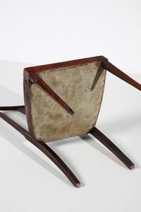 MANIFATTURA ITALIANA : Coppia di sedie  - Asta Asta 374 | DESIGN E ARTI DECORATIVE DEL NOVECENTO Virtuale - Associazione Nazionale - Case d'Asta italiane