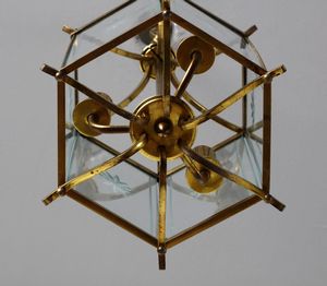 MANIFATTURA ITALIANA : Lampada a sospensione  - Asta Asta 374 | DESIGN E ARTI DECORATIVE DEL NOVECENTO Virtuale - Associazione Nazionale - Case d'Asta italiane