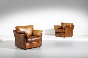 MANIFATTURA ITALIANA : Coppia di poltrone  - Asta Asta 374 | DESIGN E ARTI DECORATIVE DEL NOVECENTO Virtuale - Associazione Nazionale - Case d'Asta italiane