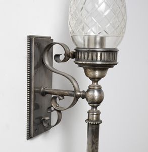 MANIFATTURA ITALIANA : Lampada da parete  - Asta Asta 374 | DESIGN E ARTI DECORATIVE DEL NOVECENTO Virtuale - Associazione Nazionale - Case d'Asta italiane