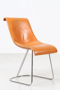 OFFREDI GIOVANNI (n. 1927) : Attribuito. Sei sedie per Saporiti per Saporiti  - Asta Asta 374 | DESIGN E ARTI DECORATIVE DEL NOVECENTO Virtuale - Associazione Nazionale - Case d'Asta italiane