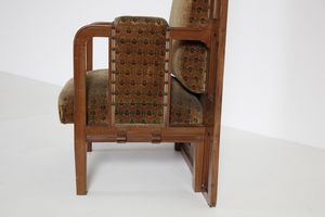 COMETTI GIACOMO  (1863 - 1938) : Trono, esecuzione Atelier Cometti, Torino  - Asta Asta 374 | DESIGN E ARTI DECORATIVE DEL NOVECENTO Virtuale - Associazione Nazionale - Case d'Asta italiane