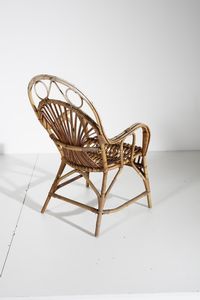 MANIFATTURA ITALIANA : Tre poltroncine e divanetto  - Asta Asta 374 | DESIGN E ARTI DECORATIVE DEL NOVECENTO Virtuale - Associazione Nazionale - Case d'Asta italiane