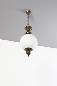 CACCIA DOMINIONI LUIGI (n. 1913) - Lampada a sospensione LS1GC lampione, produzione Azucena, Milano