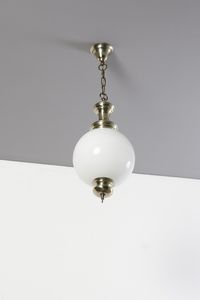 CACCIA DOMINIONI LUIGI (n. 1913) - Lampada a sospensione LS1GC lampione, produzione Azucena, Milano