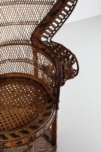 MANIFATTURA FRANCESE : Poltrona Emmanuelle  - Asta Asta 374 | DESIGN E ARTI DECORATIVE DEL NOVECENTO Virtuale - Associazione Nazionale - Case d'Asta italiane