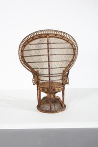 MANIFATTURA FRANCESE : Poltrona Emmanuelle  - Asta Asta 374 | DESIGN E ARTI DECORATIVE DEL NOVECENTO Virtuale - Associazione Nazionale - Case d'Asta italiane