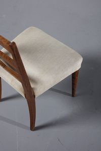 WENTER MARINI GIORGIO : Coppia di sedie con tavolino  - Asta Asta 374 | DESIGN E ARTI DECORATIVE DEL NOVECENTO Virtuale - Associazione Nazionale - Case d'Asta italiane