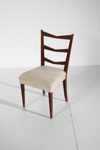 WENTER MARINI GIORGIO : Coppia di sedie con tavolino  - Asta Asta 374 | DESIGN E ARTI DECORATIVE DEL NOVECENTO Virtuale - Associazione Nazionale - Case d'Asta italiane