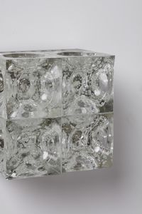 POLI ALBANO (n. 1935) : Applique Cubi per Poliarte  - Asta Asta 374 | DESIGN E ARTI DECORATIVE DEL NOVECENTO Virtuale - Associazione Nazionale - Case d'Asta italiane