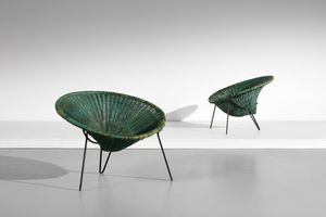 MANIFATTURA ITALIANA - Coppia di poltrone