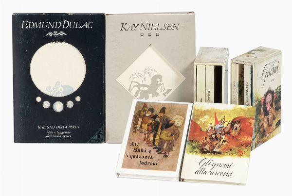 Racconti delle mille e una notte. Illustrate da Edmond Dulac.  - Asta 	Libri, autografi e manoscritti - Associazione Nazionale - Case d'Asta italiane