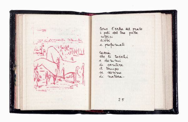 GIANFRANCO MORTONI : Poesie d'amore.  - Asta 	Libri, autografi e manoscritti - Associazione Nazionale - Case d'Asta italiane