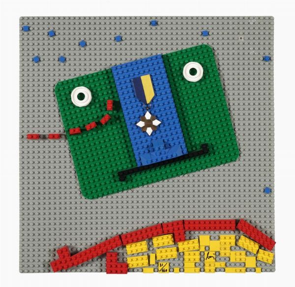 ENRICO BAJ : La Cravate ne vaut pas une mdaille.  - Asta 	Libri, autografi e manoscritti - Associazione Nazionale - Case d'Asta italiane