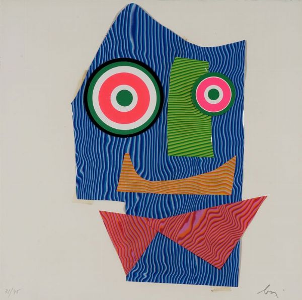 ENRICO BAJ : La Cravate ne vaut pas une mdaille.  - Asta 	Libri, autografi e manoscritti - Associazione Nazionale - Case d'Asta italiane