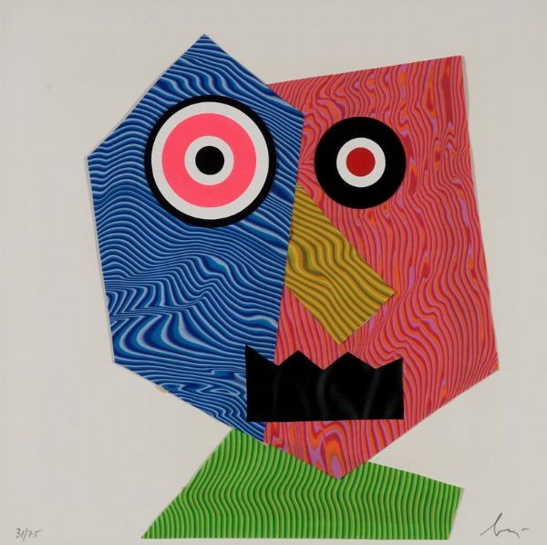 ENRICO BAJ : La Cravate ne vaut pas une mdaille.  - Asta 	Libri, autografi e manoscritti - Associazione Nazionale - Case d'Asta italiane