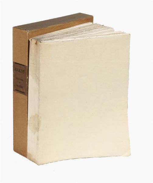 LON BAKST : Histoire de Lon Bakst.  - Asta 	Libri, autografi e manoscritti - Associazione Nazionale - Case d'Asta italiane