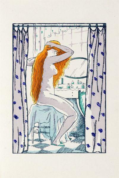 ROBERT TIENNE BONFILS : Au moins soyez discret! Dessins de Robert Bonfils.  - Asta 	Libri, autografi e manoscritti - Associazione Nazionale - Case d'Asta italiane