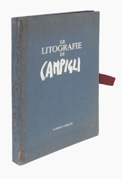 Massimo Campigli : Le litografie di Campigli.  - Asta 	Libri, autografi e manoscritti - Associazione Nazionale - Case d'Asta italiane