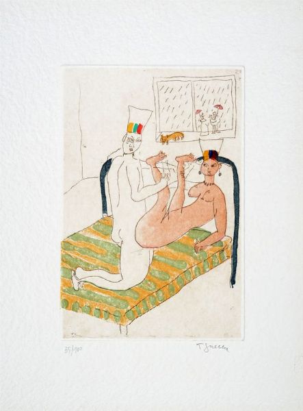 TONINO GUERRA : Kamasutra a Pennabilli. Con scritti poetici e dodici incisioni.  - Asta 	Libri, autografi e manoscritti - Associazione Nazionale - Case d'Asta italiane