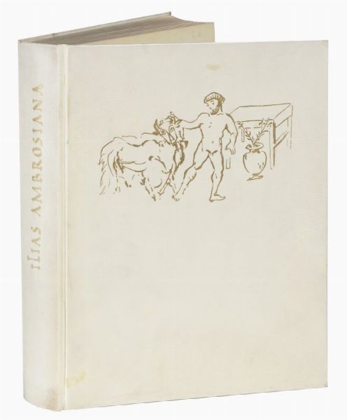 HOMERUS : ...Ilias ambrosiana. Cod. F. 205 P. Inf. Bibliothecae Ambrosianae Mediolanensis.  - Asta 	Libri, autografi e manoscritti - Associazione Nazionale - Case d'Asta italiane