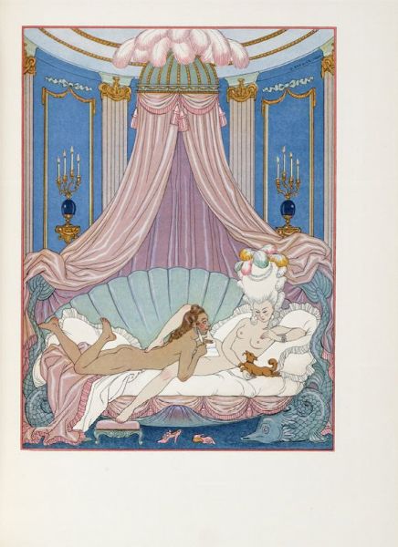 PIERRE AMBROISE FRANOIS CHODERLOS (DE) LACLOS : Les Liaisons Dangereuses. Tome I (-II). Illustrations en couleurs de George Barbier.  - Asta 	Libri, autografi e manoscritti - Associazione Nazionale - Case d'Asta italiane