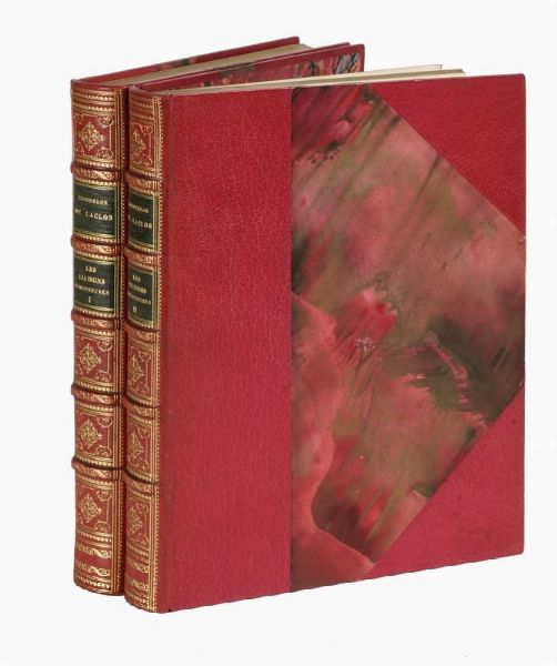 PIERRE AMBROISE FRANOIS CHODERLOS (DE) LACLOS : Les Liaisons Dangereuses. Tome I (-II). Illustrations en couleurs de George Barbier.  - Asta 	Libri, autografi e manoscritti - Associazione Nazionale - Case d'Asta italiane