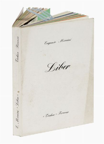 Eugenio Miccini : Liber.  - Asta 	Libri, autografi e manoscritti - Associazione Nazionale - Case d'Asta italiane