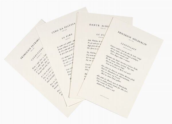 NASO PUBLIUS OVIDIUS : L?arte dell?amore. La medicina dell?amore.  - Asta 	Libri, autografi e manoscritti - Associazione Nazionale - Case d'Asta italiane