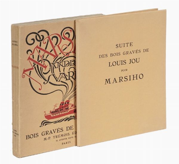 ANDR� SUAR�S : Marsiho. Bois grav�s de Louis Jou.  - Asta 	Libri, autografi e manoscritti - Associazione Nazionale - Case d'Asta italiane