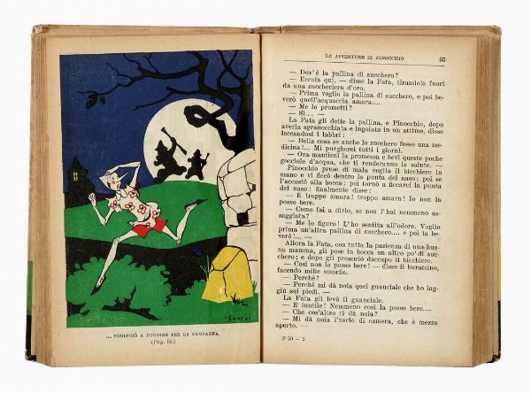 Lotto di 4 edizioni di Pinocchio.  - Asta 	Libri, autografi e manoscritti - Associazione Nazionale - Case d'Asta italiane