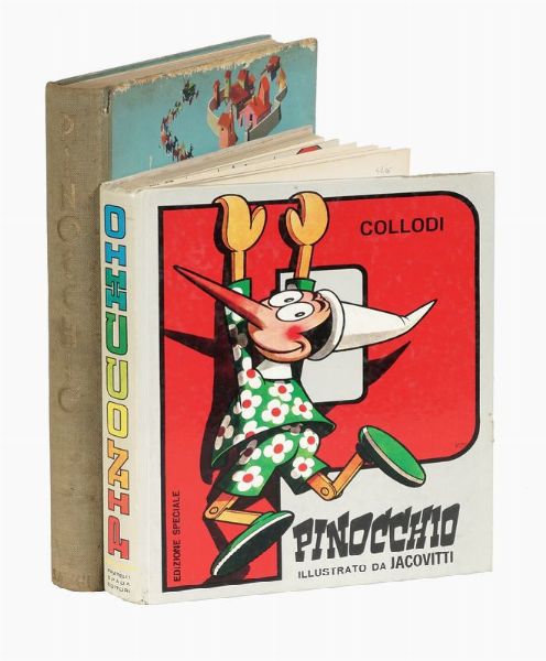 Lotto di 2 edizioni di Pinocchio.  - Asta 	Libri, autografi e manoscritti - Associazione Nazionale - Case d'Asta italiane