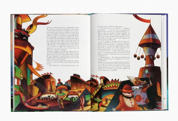 Raccolta di 12 edizioni di Pinocchio.  - Asta 	Libri, autografi e manoscritti - Associazione Nazionale - Case d'Asta italiane
